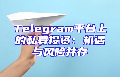 Telegram平台上的私募投资：机遇与风险并存