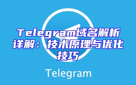 Telegram域名解析详解：技术原理与优化技巧