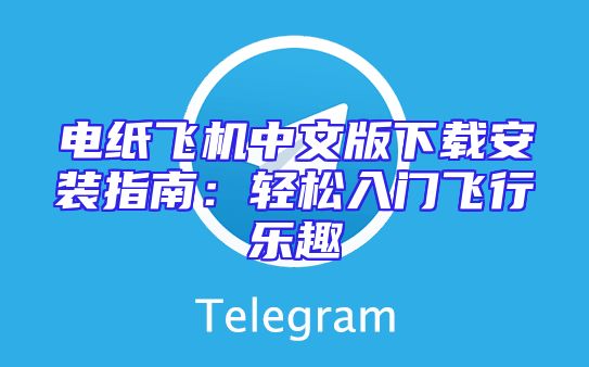 电纸飞机中文版下载安装指南：轻松入门飞行乐趣