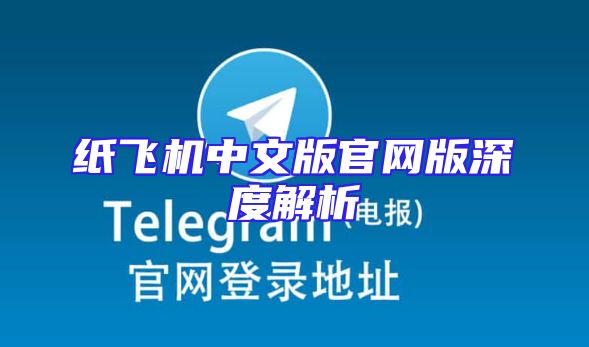 纸飞机中文版官网版深度解析