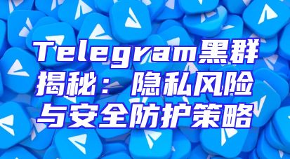 Telegram黑群揭秘：隐私风险与安全防护策略