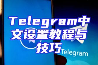 Telegram中文设置教程与技巧