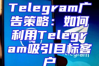 Telegram广告策略：如何利用Telegram吸引目标客户