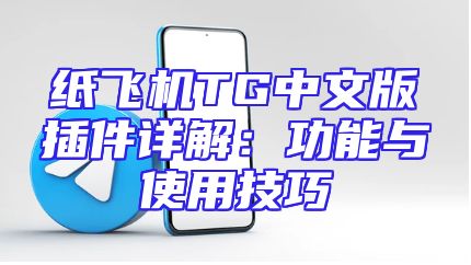 纸飞机TG中文版插件详解：功能与使用技巧