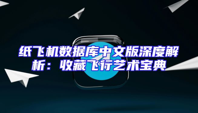 纸飞机数据库中文版深度解析：收藏飞行艺术宝典