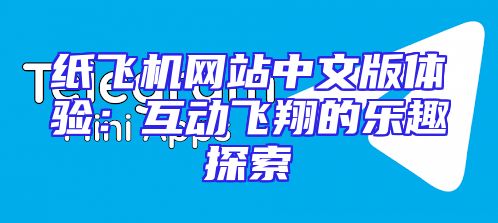 纸飞机网站中文版体验：互动飞翔的乐趣探索
