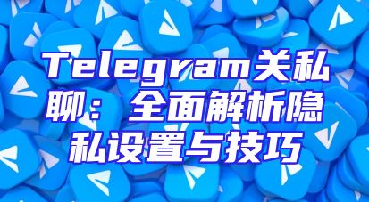Telegram关私聊：全面解析隐私设置与技巧