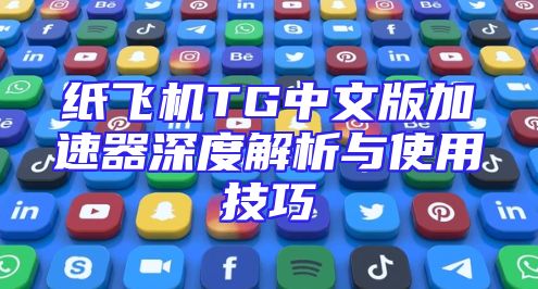 纸飞机TG中文版加速器深度解析与使用技巧