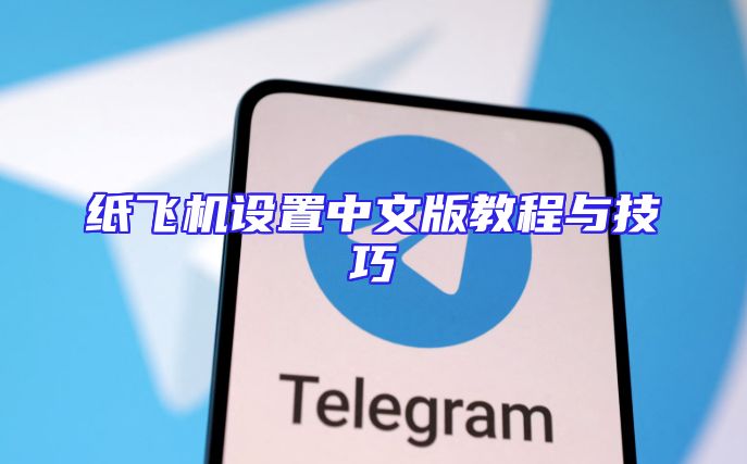 纸飞机设置中文版教程与技巧