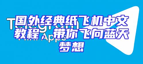 国外经典纸飞机中文教程，带你飞向蓝天梦想
