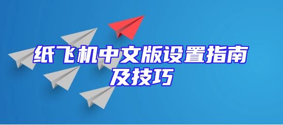 纸飞机中文版设置指南及技巧