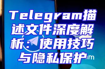 Telegram描述文件深度解析：使用技巧与隐私保护