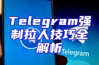 Telegram强制拉人技巧全解析