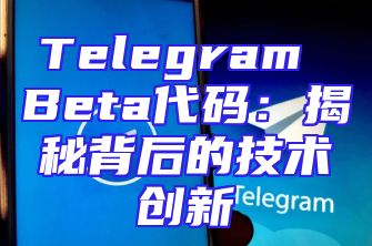 Telegram Beta代码：揭秘背后的技术创新