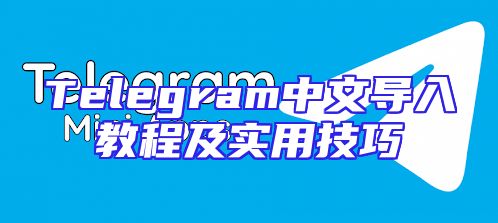 Telegram中文导入教程及实用技巧