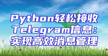 Python轻松接收Telegram信息：实现高效消息管理