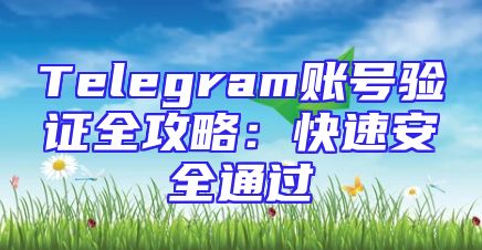 Telegram账号验证全攻略：快速安全通过