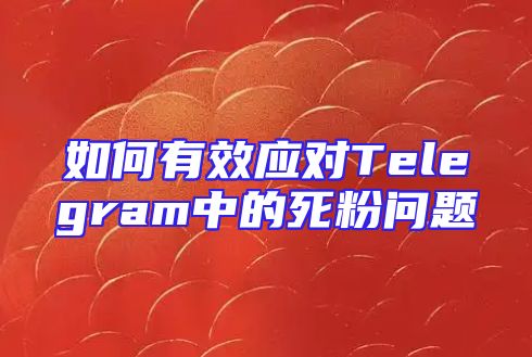 如何有效应对Telegram中的死粉问题