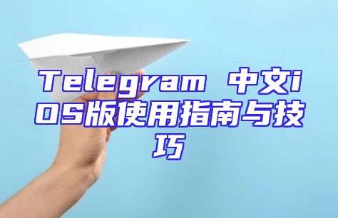 Telegram 中文iOS版使用指南与技巧