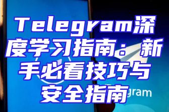 Telegram深度学习指南：新手必看技巧与安全指南