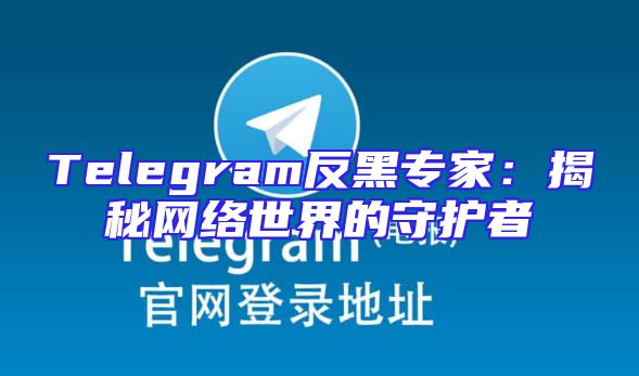 Telegram反黑专家：揭秘网络世界的守护者