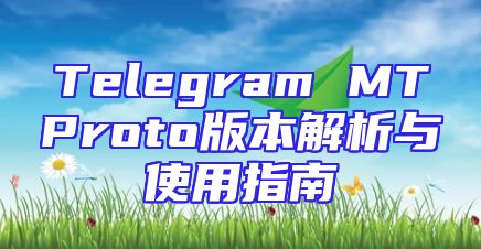Telegram MTProto版本解析与使用指南
