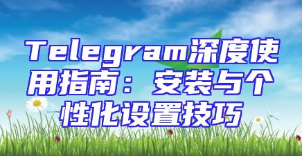 Telegram深度使用指南：安装与个性化设置技巧