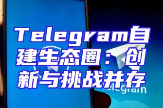 Telegram自建生态圈：创新与挑战并存