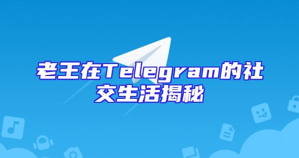 老王在Telegram的社交生活揭秘